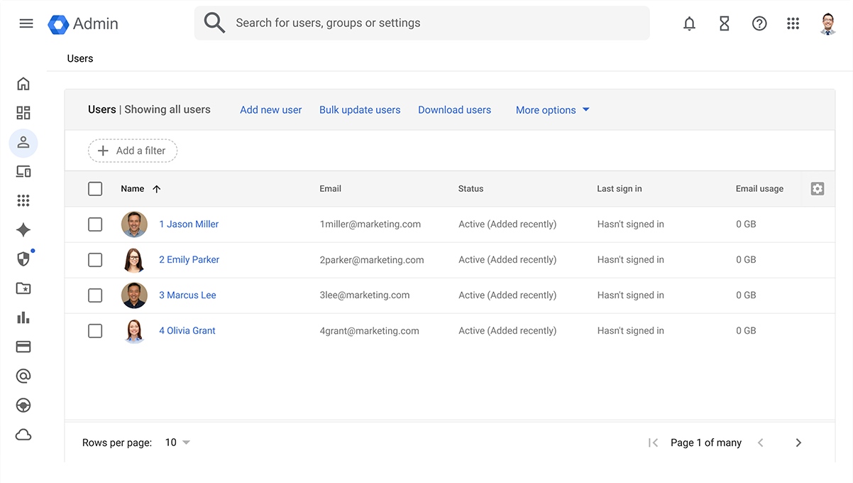 3CX google admin
