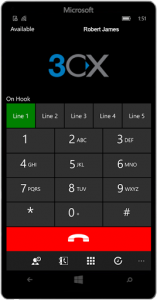 3CXPhone for Windows Phone
