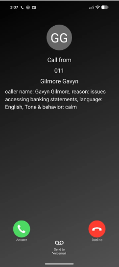 3CX для Android AI Call Screening