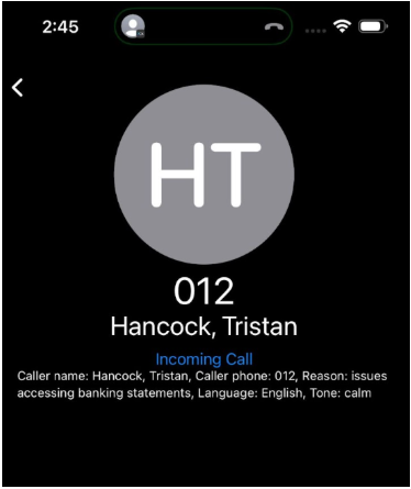 3CX iOS AI Call Screening
