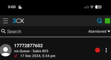 Abandoned Queue Calls Abandoned Queue Calls