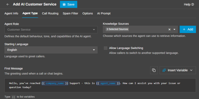Adding 3CX AI Customer Service Agent Adding 3CX AI Customer Service Agent