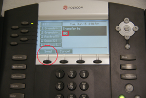 Слепой и сопровождаемый перевод с помощью Polycom Soundpoint