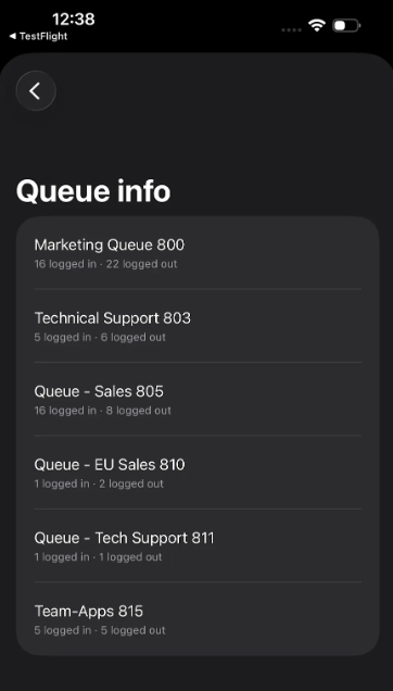 Queue calls Queue calls