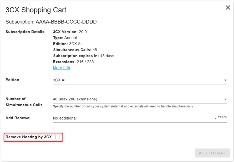 Removing Hosting Removing Hosting