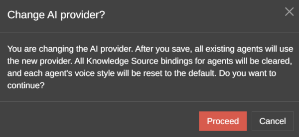Switching Provider Switching Provider