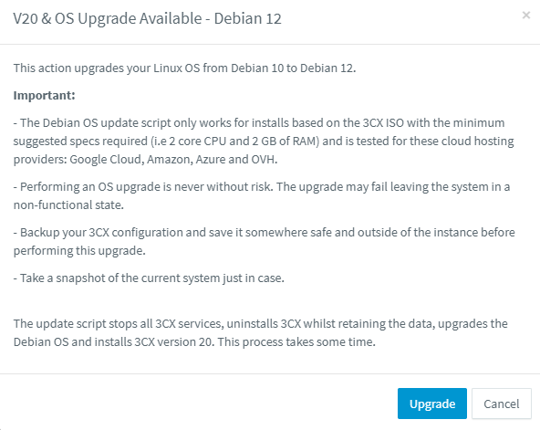 V18 Update 9 - Обновление на V20 Beta