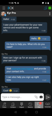 Android Beta - поддержка SMS и Facebook Messaging на мобильном устройстве