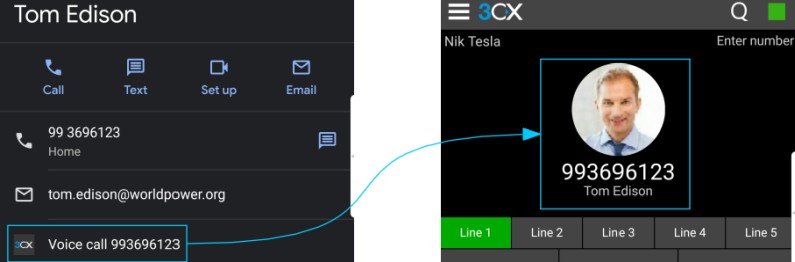 Новое приложение 3CX для Android - улучшенная интеграция в ОС Android