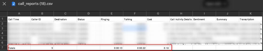 Итоги в отчетах CSV Итоги в отчетах CSV