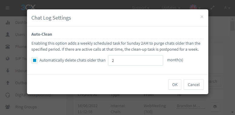 Безопасность 3CX Live Chat – Политика хранения и архивации данных Безопасность 3CX Live Chat - Политика хранения и архивации данных
