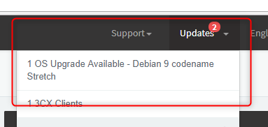 Перевести АТС 3CX с Debian 8 на Debian 9 очень просто