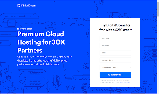 3CX V18 в DigitalOcean – Получайте $250 на хостинг 3CX V18 в DigitalOcean - Получайте $250 на хостинг
