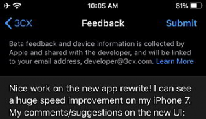 Релиз для работы из дома - оставьте отзыв о 3CX для iOS