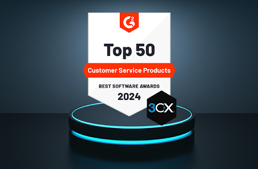 3CX – среди лучших программ 2024 по версии G2!