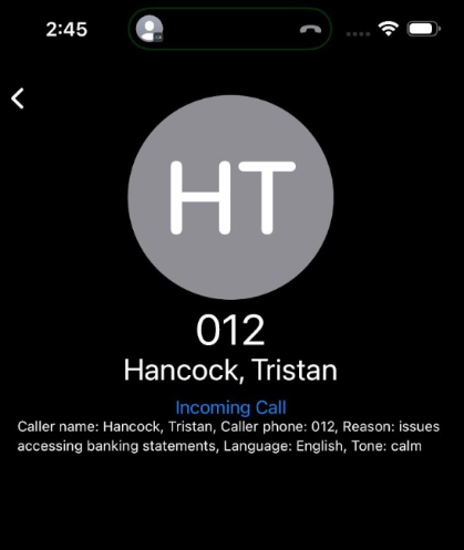 iOS AI Call Screening