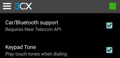 Новое приложение 3CX для Android - экспериментальная поддержка Bluetooth-гарнитур