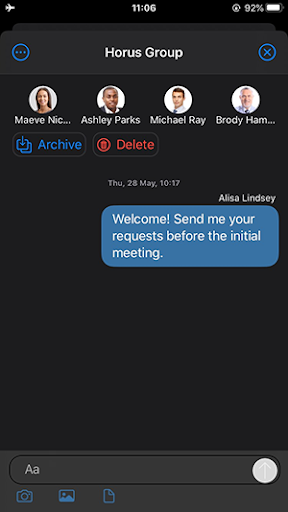 Тестирование новой сборки 3CX для iOS Beta - звонок из чата одним нажатием