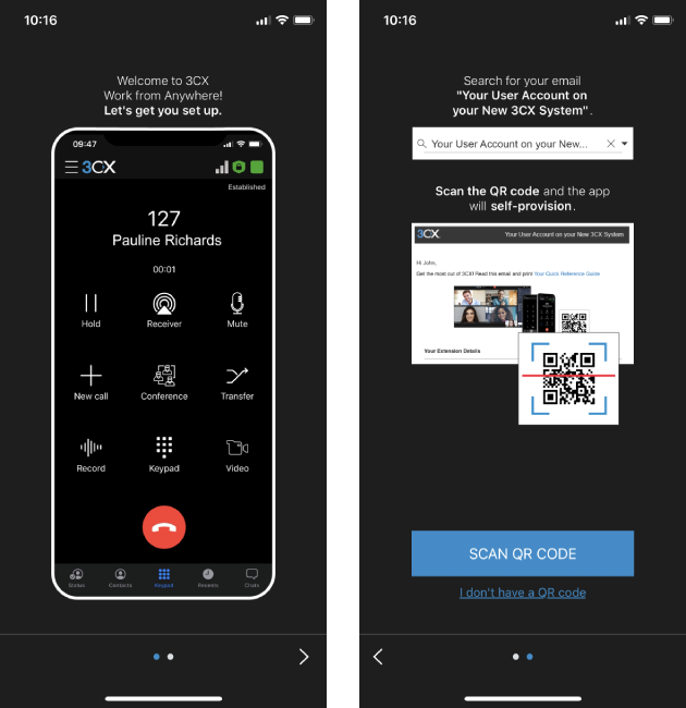 Обновление 3CX для iOS - Ускоренный Мастер запуска