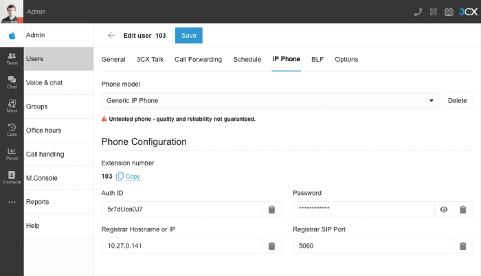 V18 Update 7 Alpha – Настройка телефонов вручную V18 Update 7 Alpha - Настройка телефонов вручную