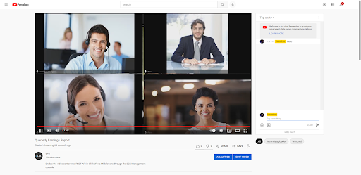 Видеоконференция, которую видят миллионы – стриминг на Youtube Видеоконференция, которую видят миллионы - стриминг на Youtube