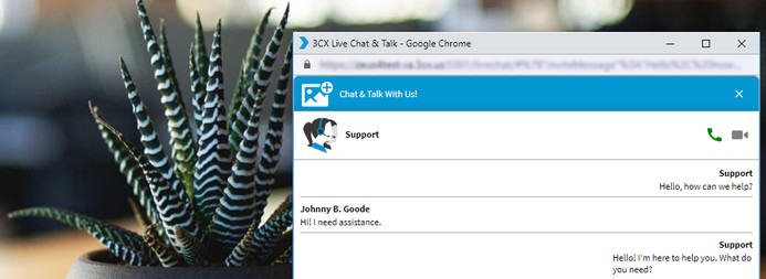 3CX v16 Update 1 - новый виджет для сайта 3CX Live Chat & Talk
