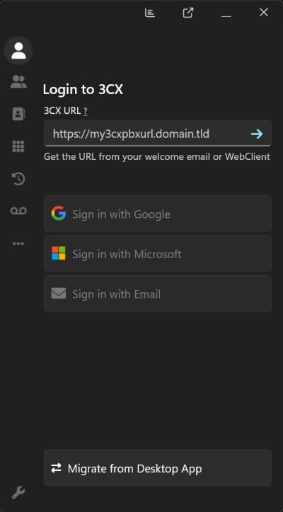 Migrate from Desktop App Migrate from Desktop App