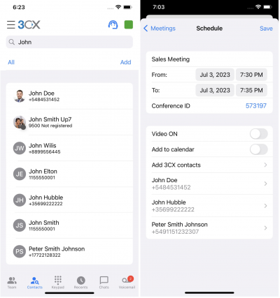 Новый поиск – устройство iOS, АТС и теперь CRM - видеосвязь