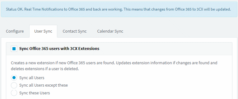 Обзор 3CX v16 - технологии совместной работы - интеграция с Office 365