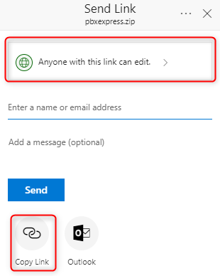 Восстановление резервной копии 3CX из Microsoft Onedrive