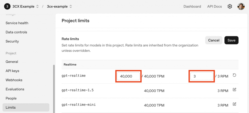 openai limits openai limits