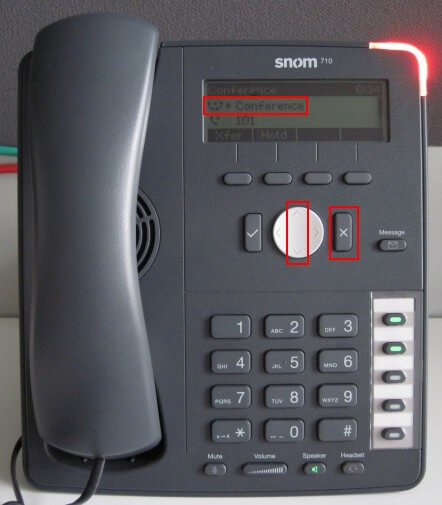 Конференц-звонок с помощью Snom 710/715 Конференц-звонок с помощью Snom 710/715