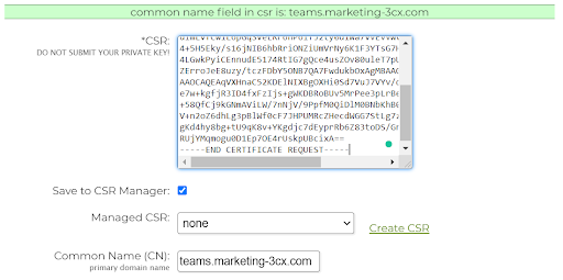 Обновление Руководства по настройке Microsoft Teams Получение SSL-сертификата для Microsoft Teams