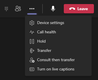 Интеграция с Microsoft Teams - Управление вызовами