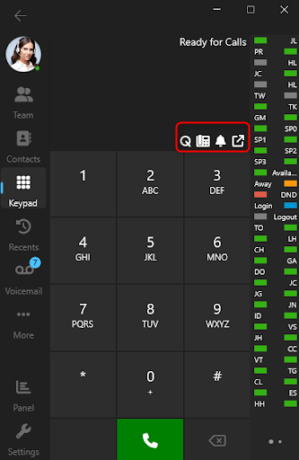 Новый софтфон для Windows – управление настольным телефоном – Простой вход/выход из очередей — панель быстрых действий Новый софтфон для Windows - управление настольным телефоном - Простой вход/выход из очередей — панель быстрых действий