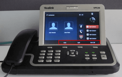 Конференц-звонок с помощью Yealink VP530 Конференц-звонок с помощью Yealink VP530