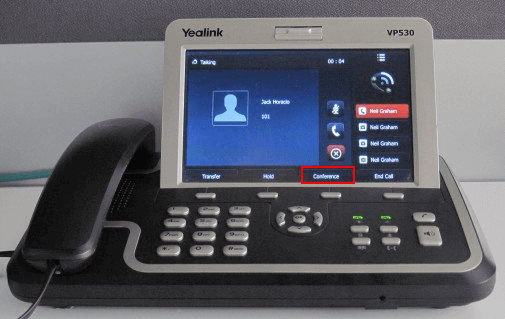 Конференц-звонок с помощью Yealink VP530 Конференц-звонок с помощью Yealink VP530